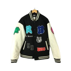 F.C.R.B.(F.C.Real Bristol)◇スタジャン/S/ポリエステル/BLK/FCRB