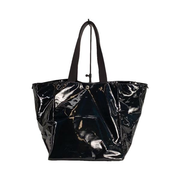TOPKAPI◆トートバッグ/PVC/BLK