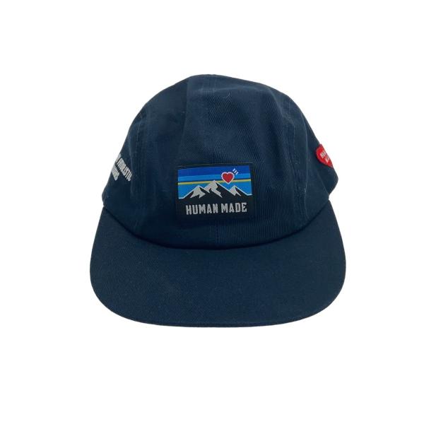 HUMAN MADE◆4PANEL TWILL CAP/キャップ/--/コットン/NVY/メンズ