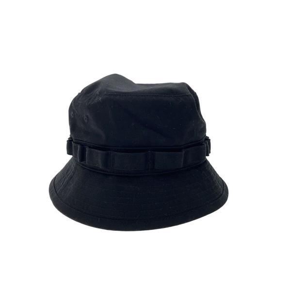 WTAPS◆バケットハット/XL/ポリエステル/BLK/メンズ/232HCDT-HT11