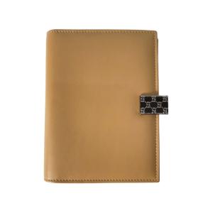 GUCCI◆手帳カバー/レザー/CML/メンズ//