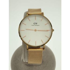 Daniel Wellington◆クォーツ腕時計/アナログ/ステンレス/WHT/GLD/DW001...