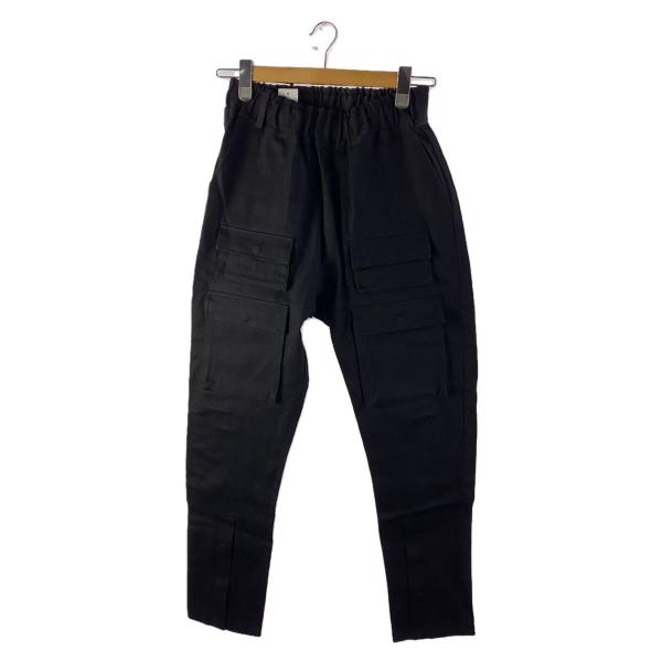 Laid Back◆ボトム/裾ボタン/1/コットン/BLK