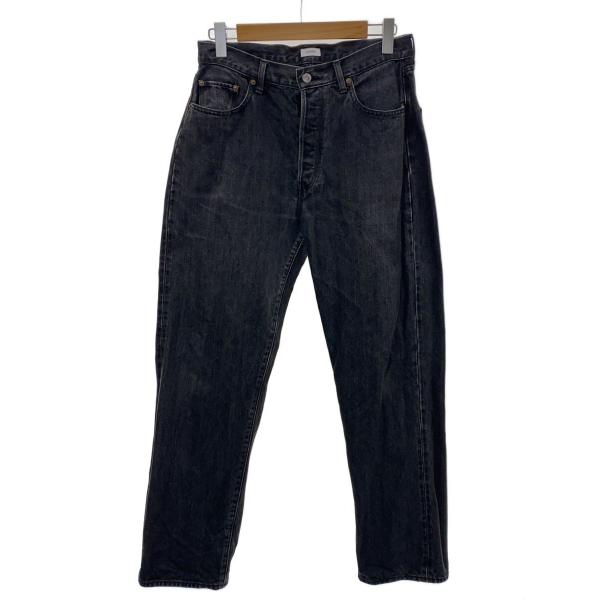 CIOTA◆ストレートパンツ/32/デニム/BLK/NPTM-1STB