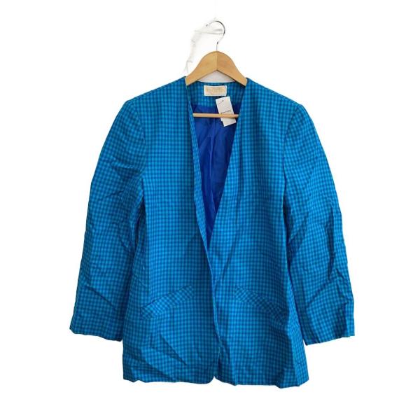 PENDLETON◆ジャケット/8/ポリエステル/BLU/チェック//