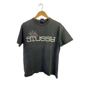 STUSSY◆Tシャツ/M/コットン/BLK//
