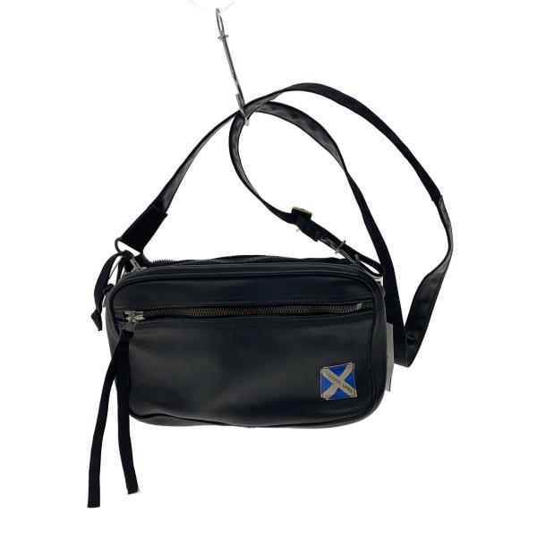 LUGGAGE LABEL◆ショルダーバッグ/PVC/BLK