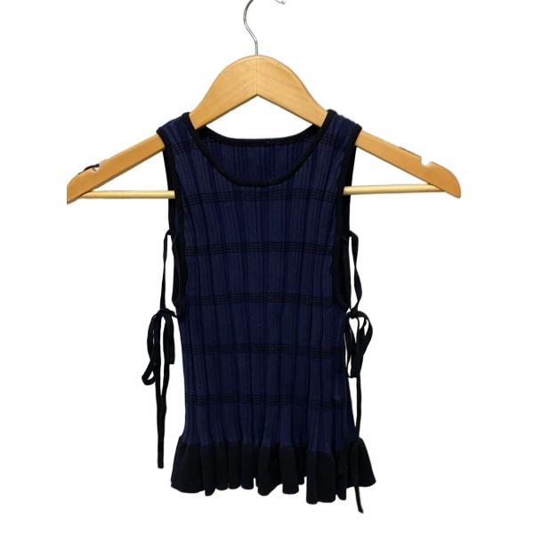 AMERI◆キャミソール・タンクトップ/FREE/コットン/NVY/0225101930930