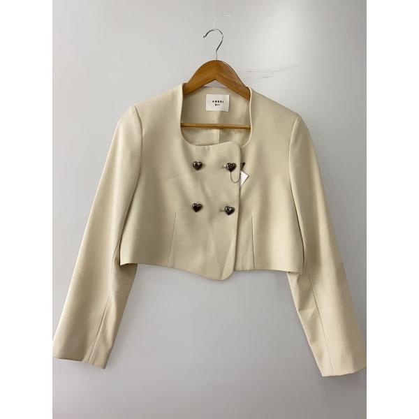 AMERI◆ジャケット/S/ポリエステル/CRM/02410670220