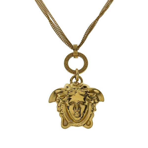 VERSACE◆ネックレス/--/GLD/トップ有/レディース