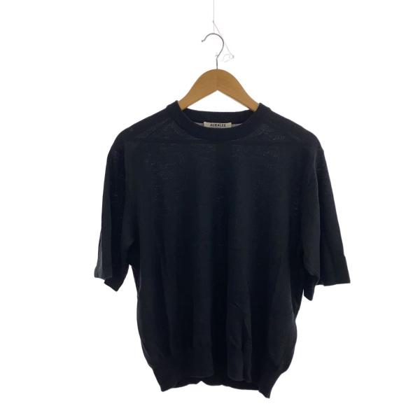 AURALEE◆ニット・セーター(薄手)/3/カシミア/BLK/A25ST02CT//