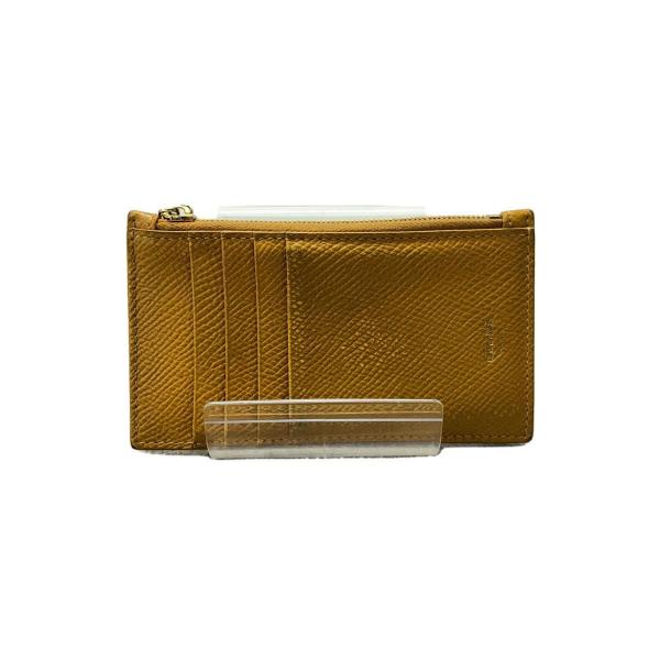 CELINE◆ZIPPED COMPACT CARD  HOLDER/カードケース/レザー/YLW/...