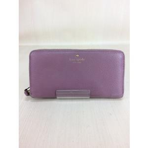 kate spade new york◆長財布/レザー/PNK/無地/kate spade/ケイトス...