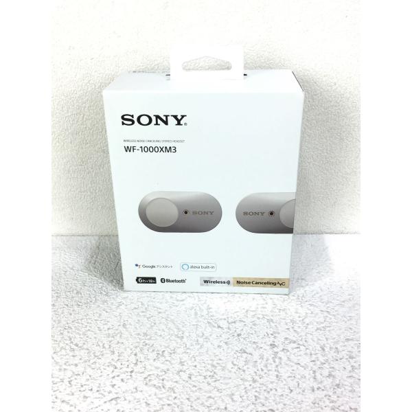 SONY◆イヤホン・ヘッドホン WF-1000XM3 (S) [プラチナシルバー]//カナル型 完全...