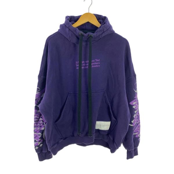 beauty:beast◆HARVEST P.O HOODED PURPLE/パーカー/L/コットン...