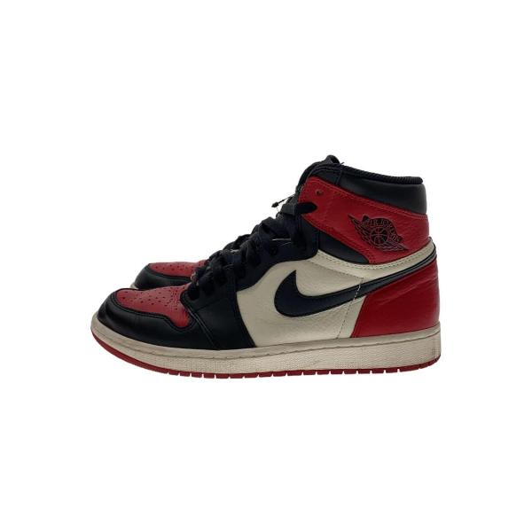 NIKE◆AIR JORDAN 1 RETRO HIGH OG/エアジョーダン1レトロハイ/レッド/...