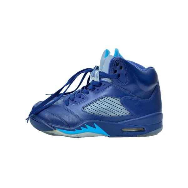 NIKE◆AIR JORDAN 5 RETRO/エアジョーダンレトロ/ネイビー/136027-405...