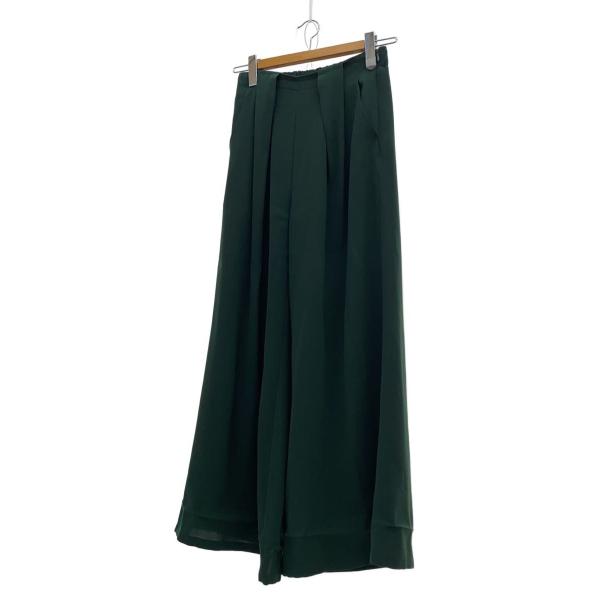 AMERI◆ワイドパンツ/M/ポリエステル/GRN/0282830670