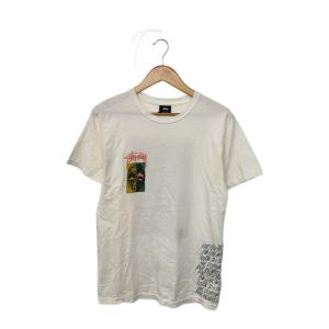STUSSY◆Tシャツ/S/コットン/WHT//