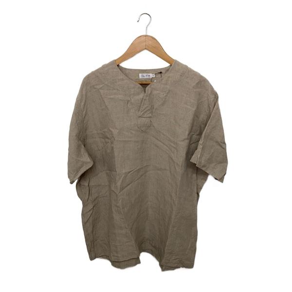Sans Limite◆半袖シャツ/3/リネン/BRW/S2201378//