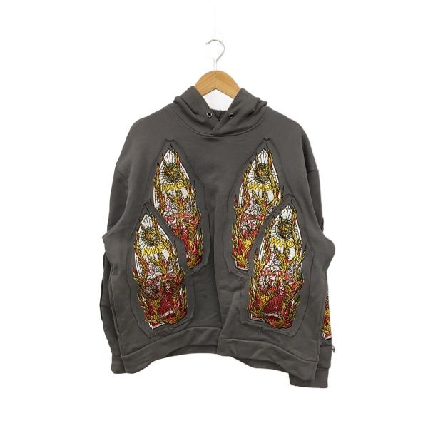 WHO DECIDES WAR◆パーカー/S/コットン/GRY