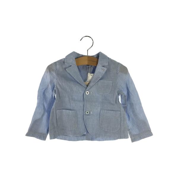 ARMANI BABY/ジャケット/80cm/リネン/BLU/ストライプ