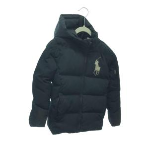 POLO RALPH LAUREN◆ダウンジャケット/6/ポリエステル/BLK/0200011692