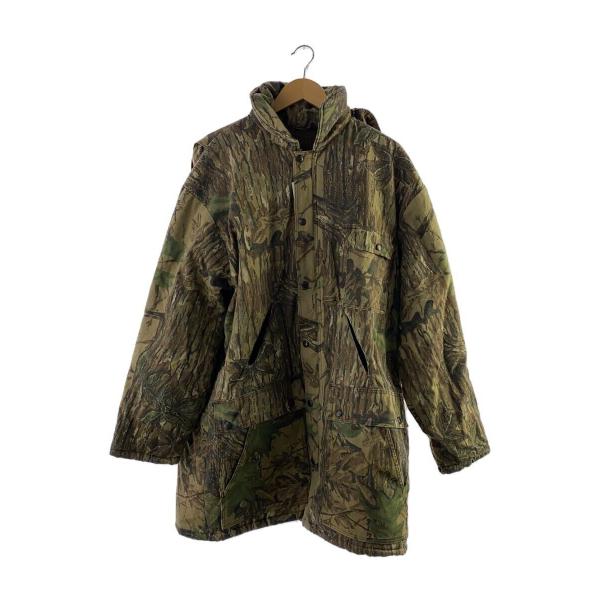 Gander Mountain/フーデッド中綿コート/XL/コットン/KHK/カモフラ/リアルツリー