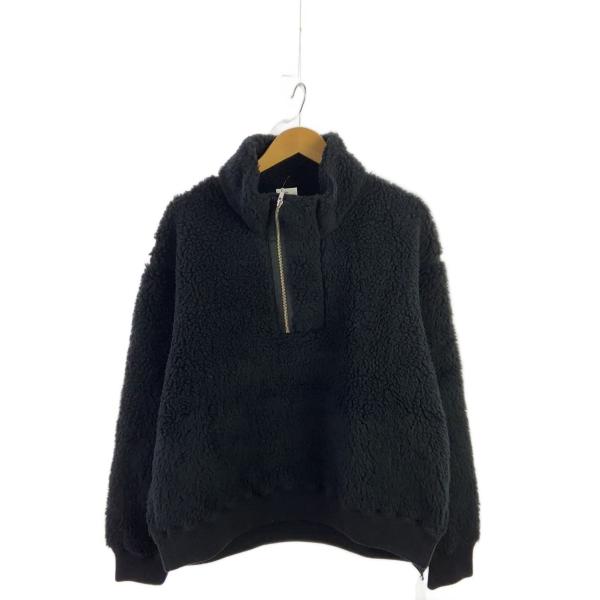 C.E(CAV EMPT)◆ヘビーウールボア ハーフジップジャケット/L/ウール/BLK/CES24...