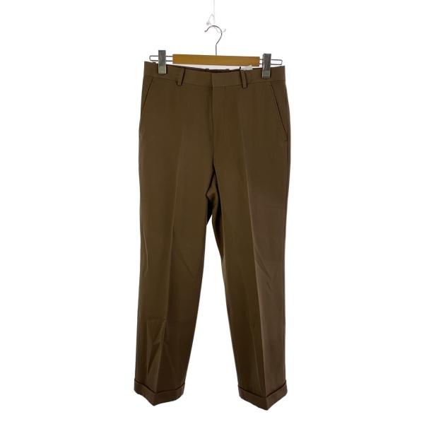 AURALEE◆LIGHT WOOL MAX GABARDINE SLACKS/3/ウール/BRW/...