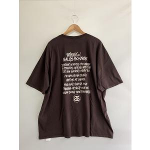 STUSSY◆Tシャツ/XXL/コットン/BRWの詳細画像1