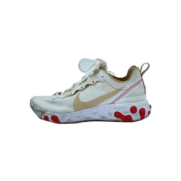 NIKE◆WMNS REACT ELEMENT 55/ウィメンズリアクトエレメント/ホワイト/BQ2...