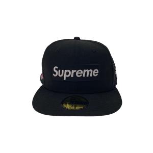 Supreme◆24SS/Box Logo Mesh Back New Era/メッシキャップ/7 1/2/コットン/BLK/メンズ//