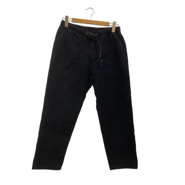 GRAMICCI◆LOOSE TAPERED PANT/ボトム/M/コットン/BLK/無地/G103...