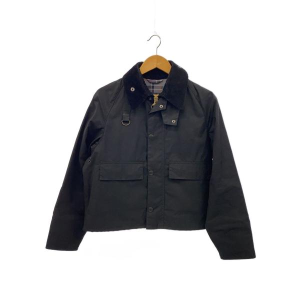 Barbour◆22AW/SPEY/ジャケット/S/コットン/BLK/無地/222MWX1212//