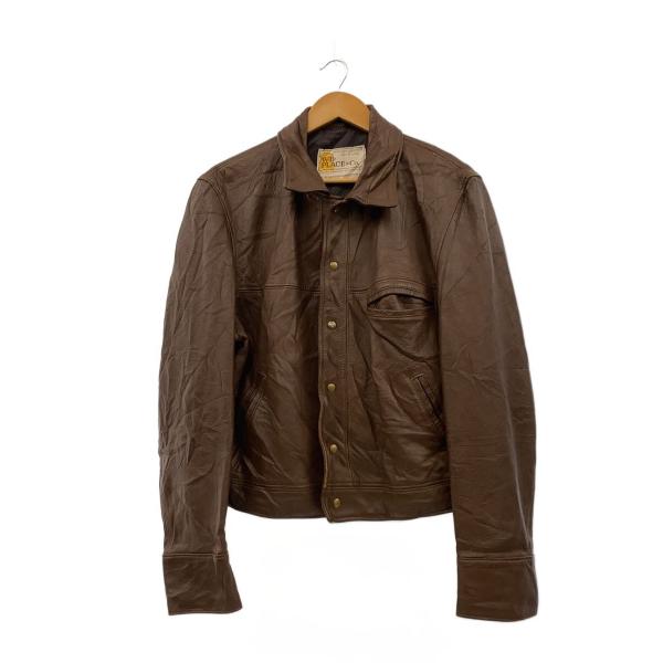 80s/WB PLACE&amp;Co/レザージャケット・ブルゾン/42/レザー/BRW