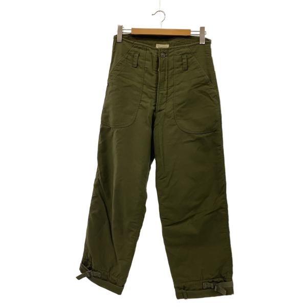 MILITARY◆コールドウェザーA-2デッキパンツ/S/コットン/KHK/8415-01-013-...