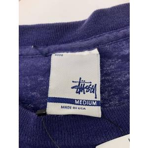 STUSSY◆Tシャツ/M/コットン/NVY/...の詳細画像2