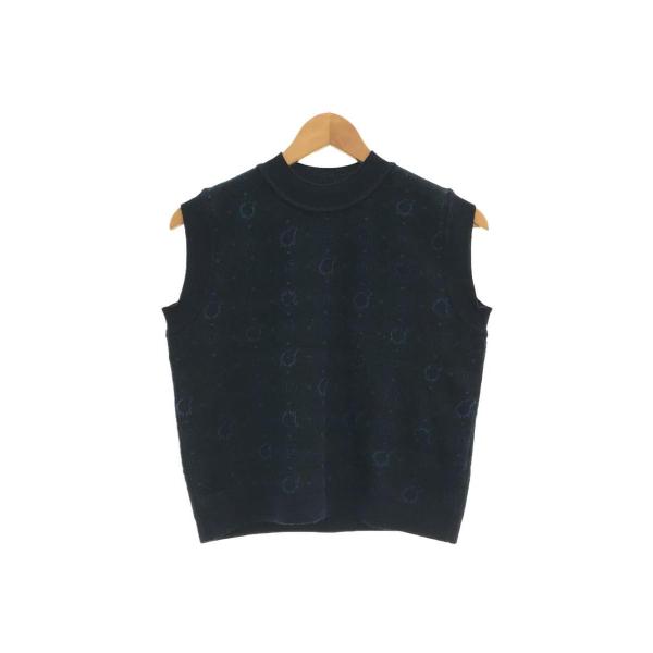mame kurogouchi◆21AW/Paisley Jacquard Knitted Vest...
