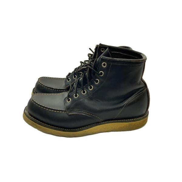 RED WING◆レースアップブーツ/US6.5/BLK/牛革/8179