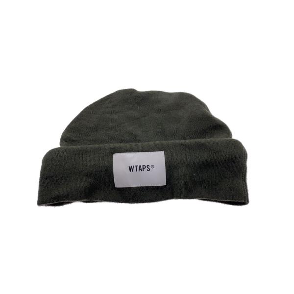 WTAPS◆ニットキャップ/--/アクリル/KHK/メンズ/222MADT-HT05//