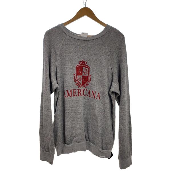Americana◆スウェット/M/コットン/GRY