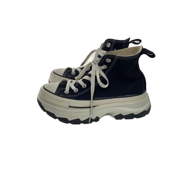 CONVERSE◆TREKWAVE HI/REACT/ハイカットスニーカー/24cm/BLK/キャン...