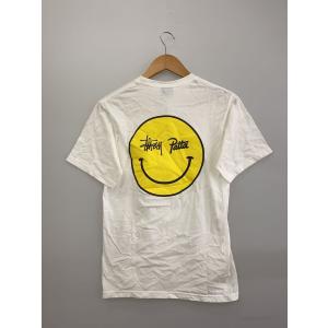 STUSSY◆Tシャツ/S/コットン/WHT/...の詳細画像1