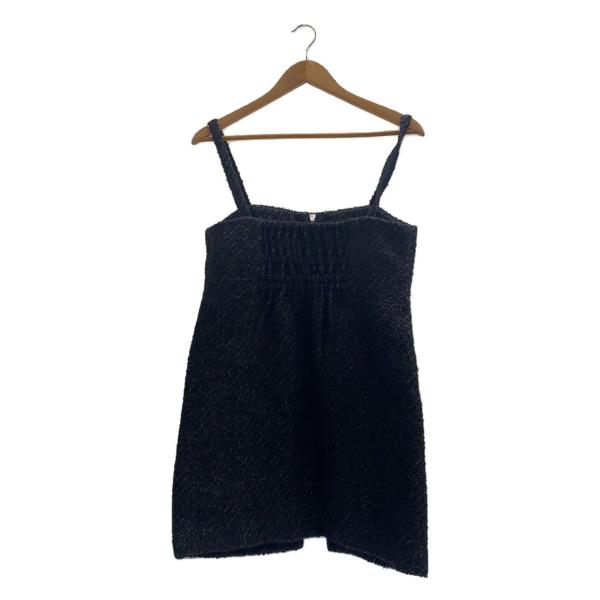 AMERI◆ベスト/FREE/ウール/ブラック/02320420090