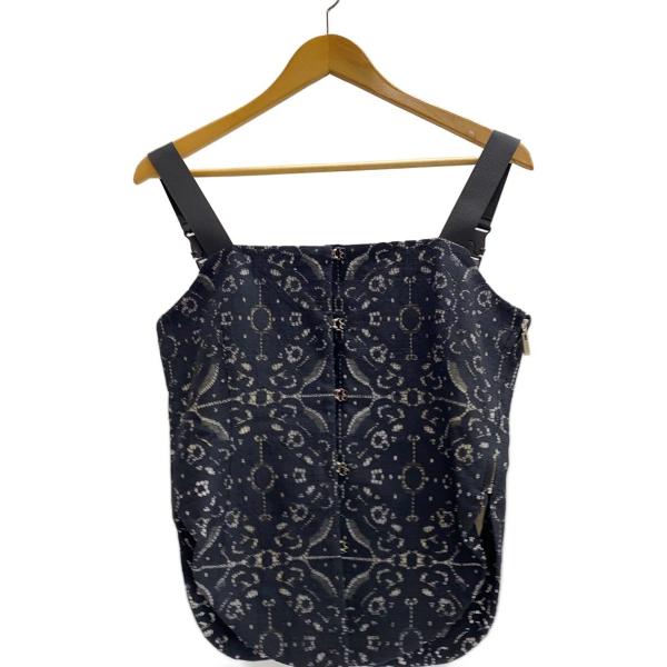 AMERI◆キャミソール・タンクトップ/M/コットン/ブラック/総柄/01410420580