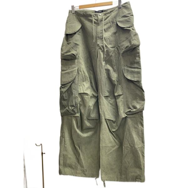 entire studios◆カーゴパンツ/L/コットン/グリーン/総柄/ES2104 P0041