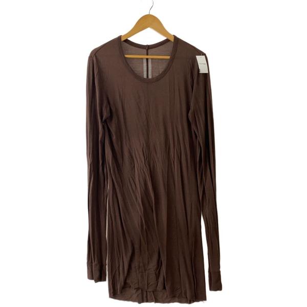 Rick Owens◆長袖Tシャツ/43/--/BRW/RU16F6252-JS//