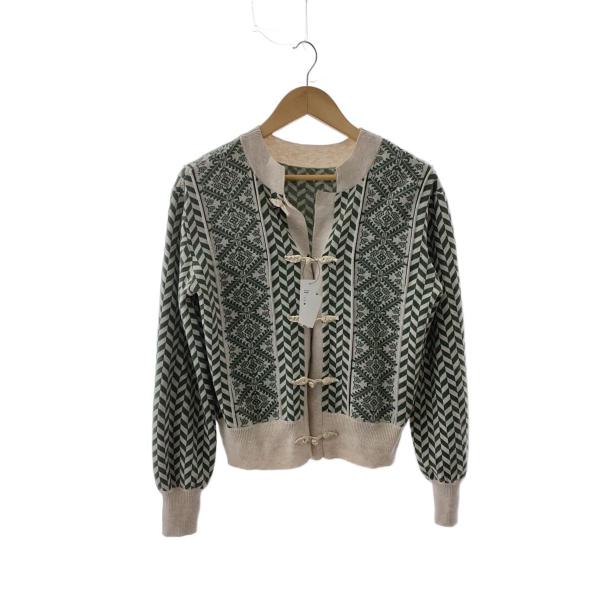 AMERI◆カーディガン(薄手)/FREE/ポリエステル/GRN/02120160260//