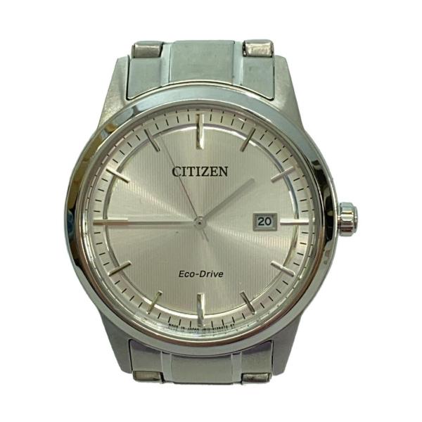 CITIZEN◆ECO-DRIVE/ソーラー腕時計/アナログ/SLV/SLV/J810-S09722...